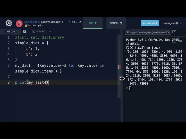 Set and Dictionary Comprehension | 11 |