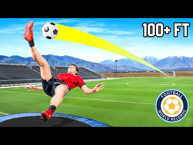 Breaking 24 Football World Records in 24 Hours!