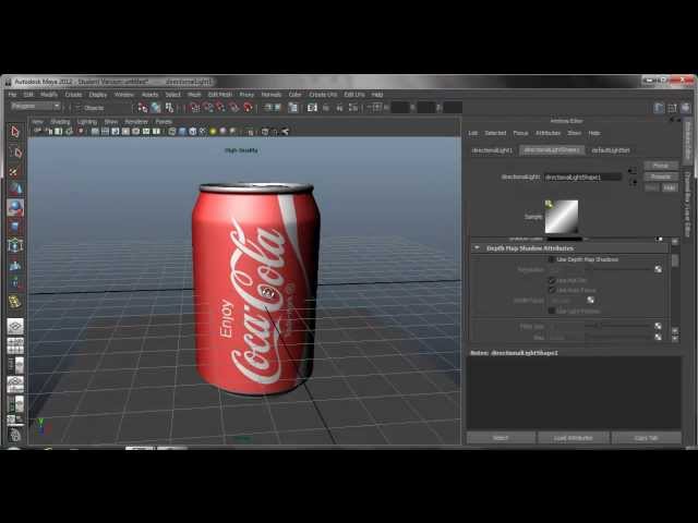 Autodesk Maya 2012 Tutorial-Model a Simple Soda Can