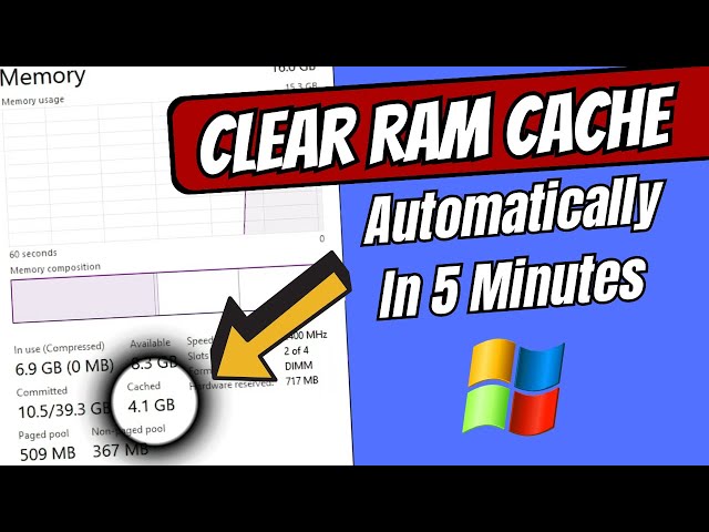 How to Clear RAM Cache AUTOMATICALLY in 5 Mnts (Windows 10/11) |  🚀 Make Computer Faster