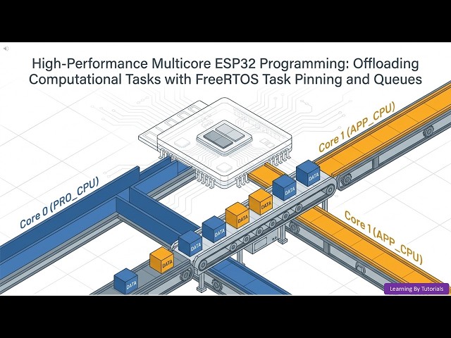 High-Performance Multicore ESP32 Programming: Offloading Computational Tasks with FreeRTOS Task