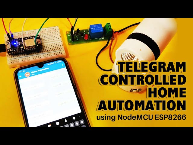 Telegram controlled Home Automation using NodeMCU ESP8266