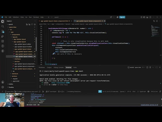 ThreeJS and Angular Space And Time Application - Video 592: Max/Configured Part 20