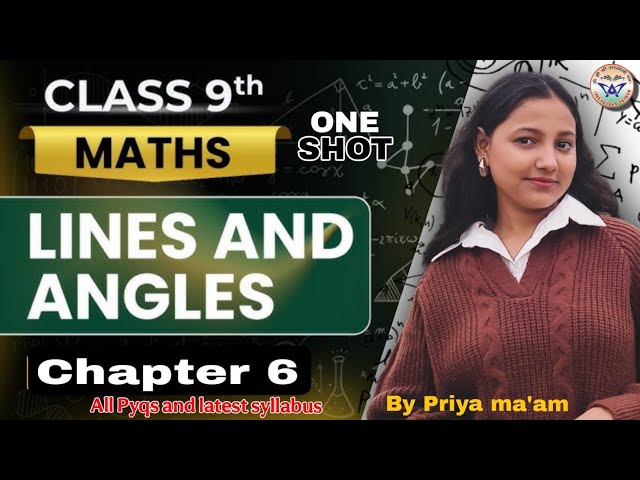 COMPLETE LINE AND ANGLE I IMPORTANT QUESTIONS ONE SHORT REVISION I CHAPTER 6 I MATHS I 25-2026 CBSE