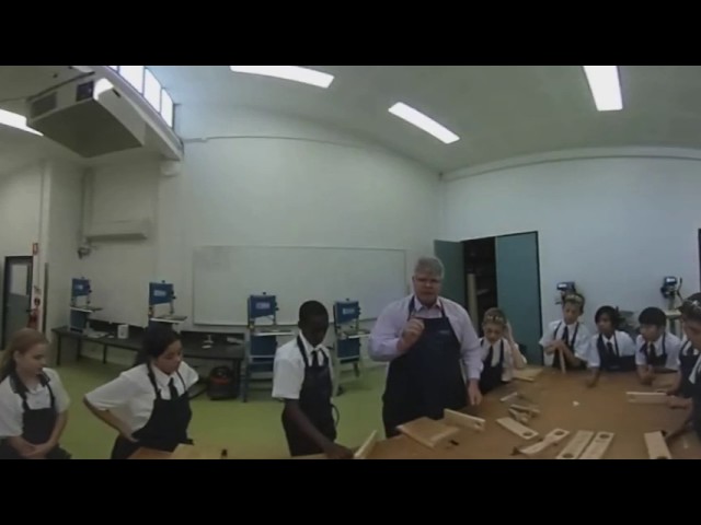 Traditional woodwork lesson