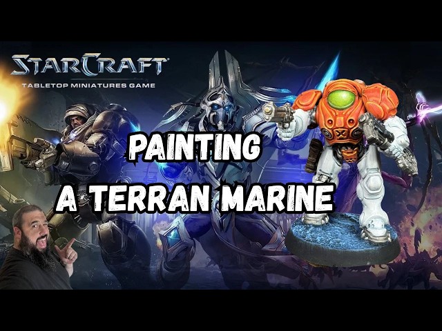 How to Paint a Terran Marine for Starcraft TMG