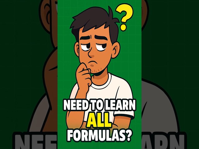 Excel Formulas for Beginners – Learn These First | Excel Formula List in Excel #excel #formula