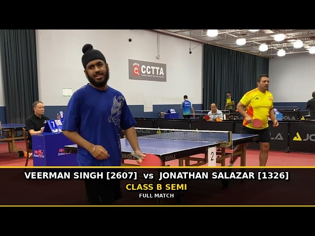 Veerman Singh [2607] vs Jonathan Salazar [1326] | SF | CCTTA 2025-26 Season Final | Class B | Aug 26