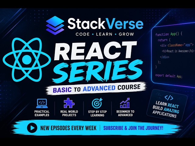Learn React Export & Import Step by Step | Beginner Friendly