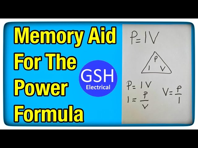 What is the Formula for Power 🤔 This Trick Will Help you Remember...