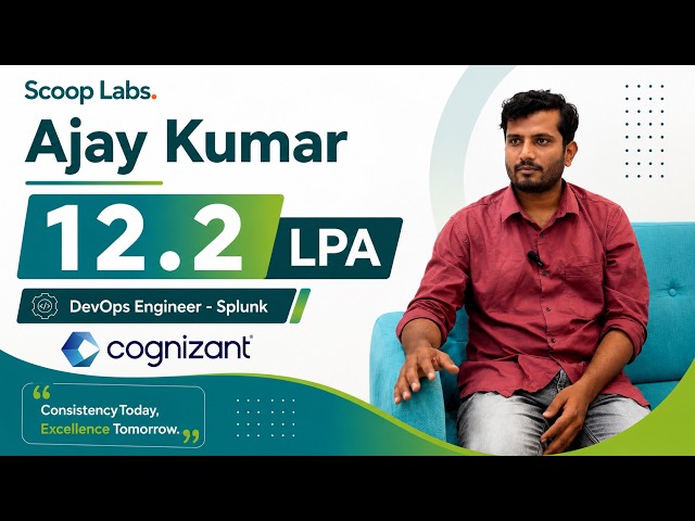 From Non-IT to 12.2 LPA at Cognizant | DevOps Engineer Success Story | Scoop Labs