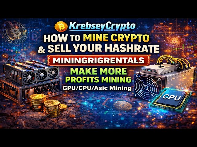How to Mine Crypto & Sell Your Hashrate | MiningRigRentals | Make More Profits Mining | MRR