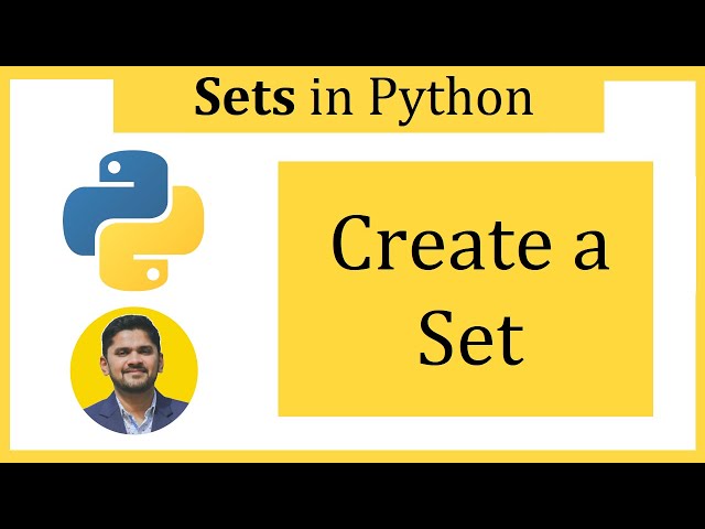 How to create a Set in Python | Tutorial for Beginners
