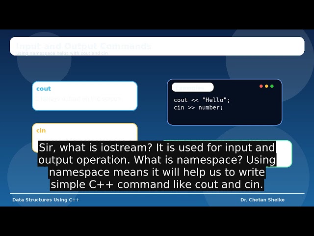 C++ Basics for Data Structures | Lecture 1 | Data Structures Using C++ for Beginners