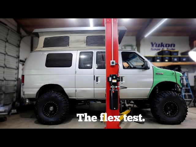 Flex testing! Cummins Powered Ford Camper Build | Ep. 21