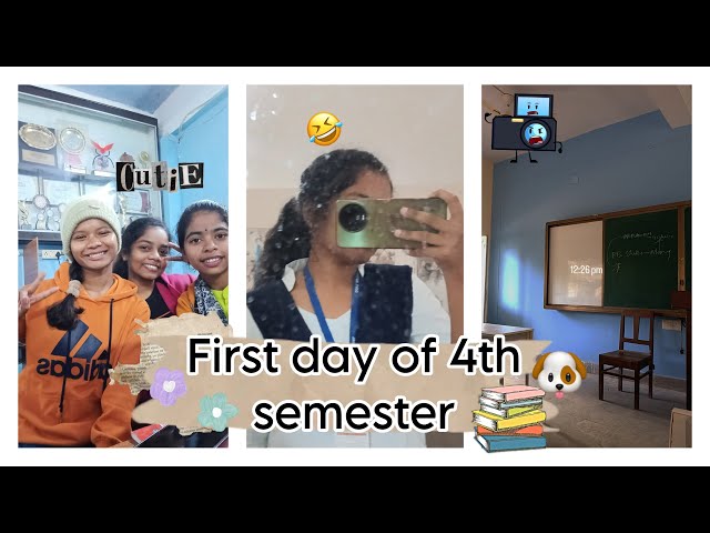 FIRST DAY OF 4TH SEMESTER VLOG | EVENING HANGOUT #vlog #phulbani #odisha