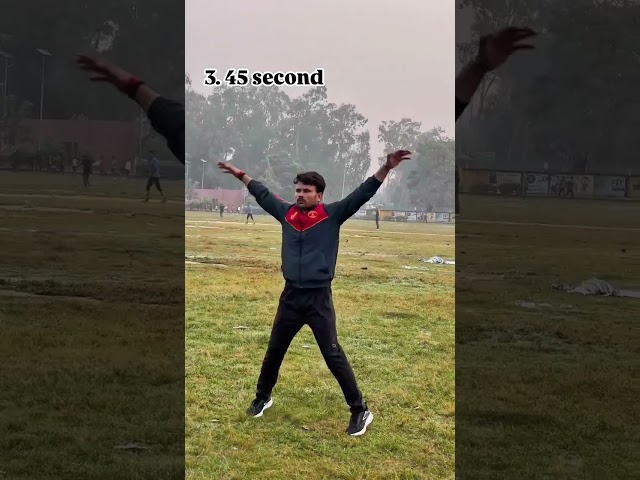 running karte samay sans fulna #running #army