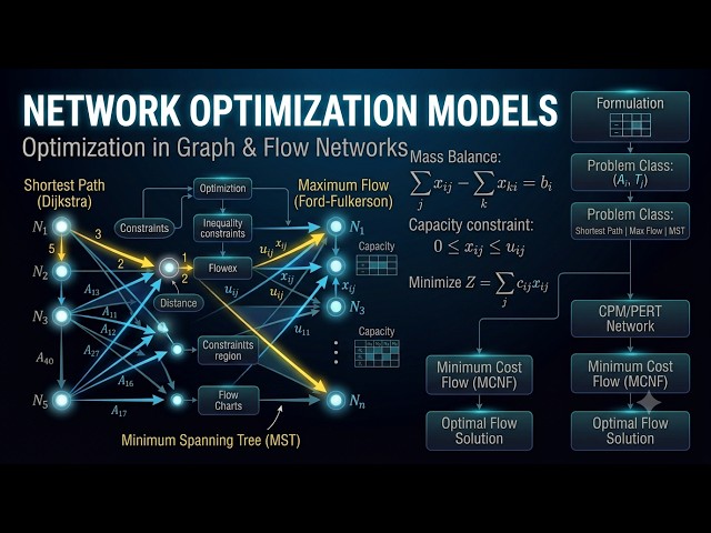 Network Optimization Models in Operations Research: Flow, Paths & Graphs Explained