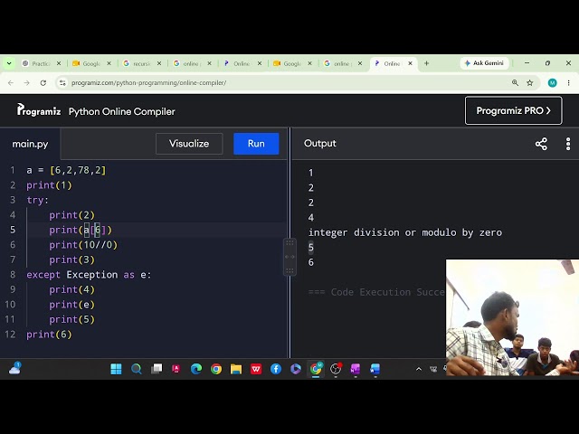 Exception Handling In Python In Hindi