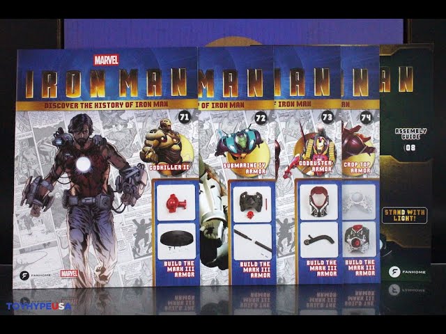 FanHome – Iron Man Partwork Build Up Model Subscription Box #19 Review