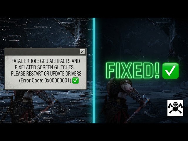 How to Fix Gpu Artifacts And Pixelated Screen Glitches ✅