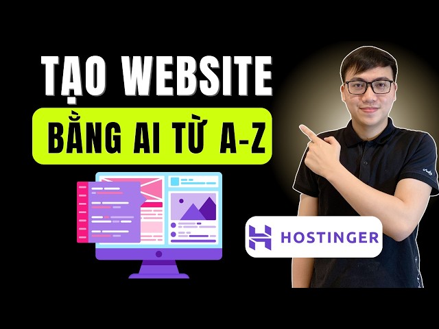 Build a Website with AI from A–Z: No Coding Required | Hostinger AI Builder