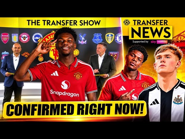 🚨 MAN UNITED CONFIRMED DOUBLE SWOOP! £75M MANU KONÉ & TCHOUAMÉNI AGREED, STRIKER DEAL DONE 🔴💥