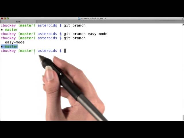 Making a Branch - How to Use Git and GitHub