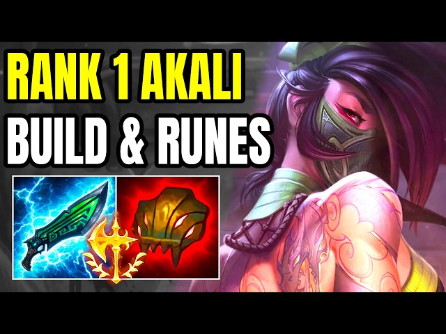 La ÚNICA configuración y runas de Akali que necesitas para subir de rango en la temporada 16.