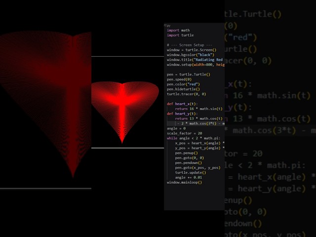 💻✨ Every pixel begins with Python #GenerativeArt #Coding #Programming #Developer