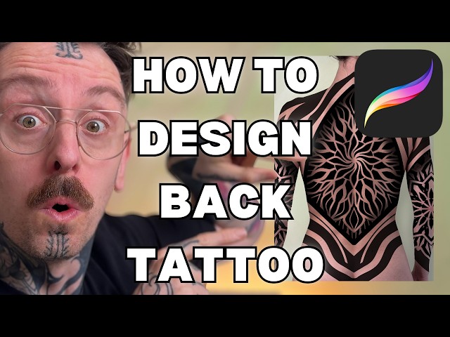 Procreate Tutorial For Tattoo Artist - Full Back Tattoo