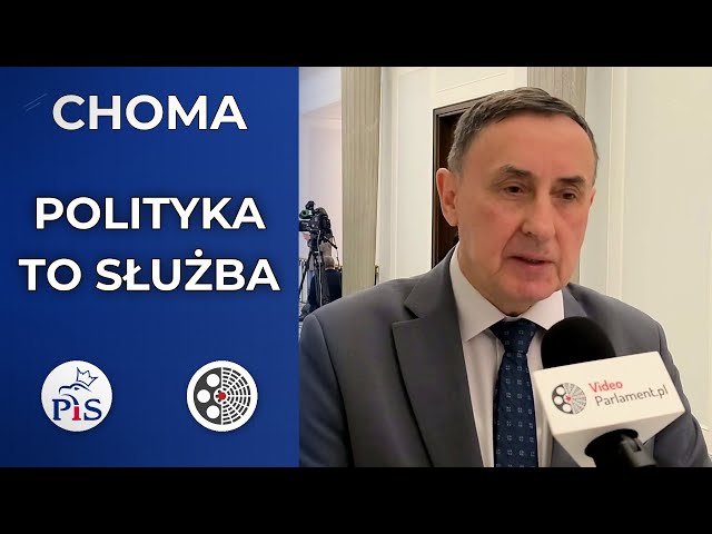 Kazimierz Choma: Politics is service