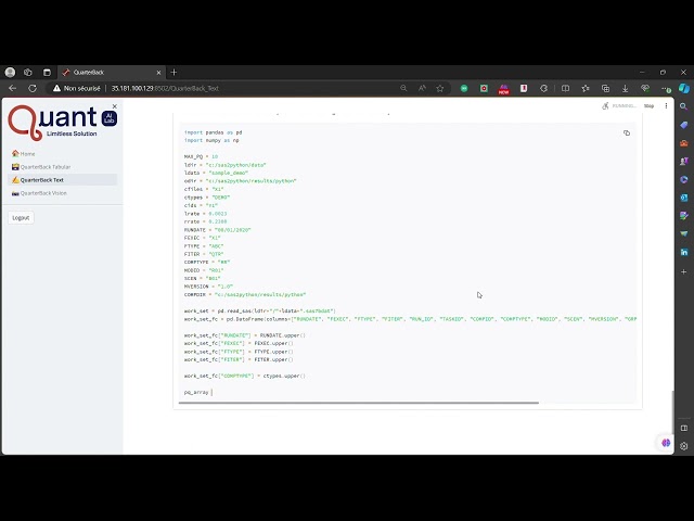 QUANT AI Lab - Gen AI - Code Migration