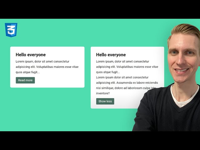 How to Create a Read More Button with ONLY CSS