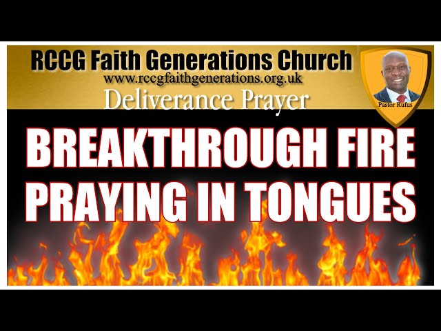 Praying In Tongues for Breakthroughs. #PastorRufus, #FaithGenerations, #PastorRufusprayer
