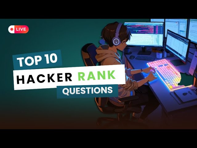 🔴 LIVE |  Solving Hacker Rank Problems and Learning New Things ! | Follow For More Streams