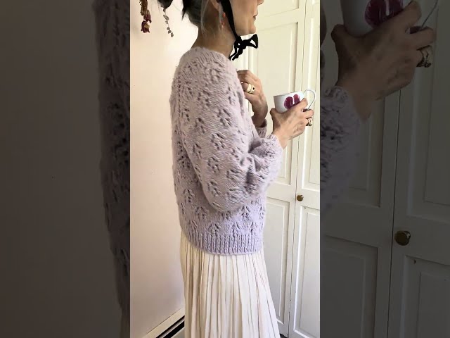 Pinecone Cardigan Perfect for Fall