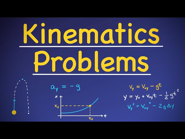 Kinematics in One Dimension [Example Problems]