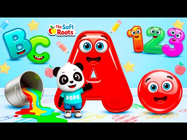 Preschool Learning activities for 3 year olds at home | Learn ABC Phonics Shapes Numbers Colors 🌈