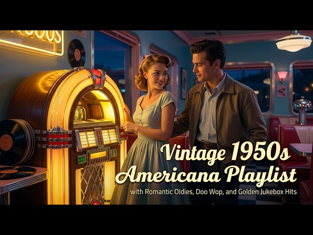 Vintage 1950s Americana Playlist with Romantic Oldies, Doo Wop, and Golden Jukebox Hits