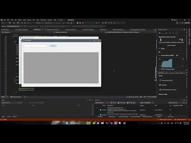 C# Call Tables From SQL SERVER