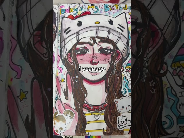 PROOF that if you practice you WILL get better! #art #artist #artistic #sketchbook