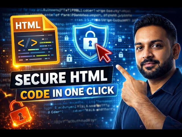 How To Secure Html Source Code In One Click