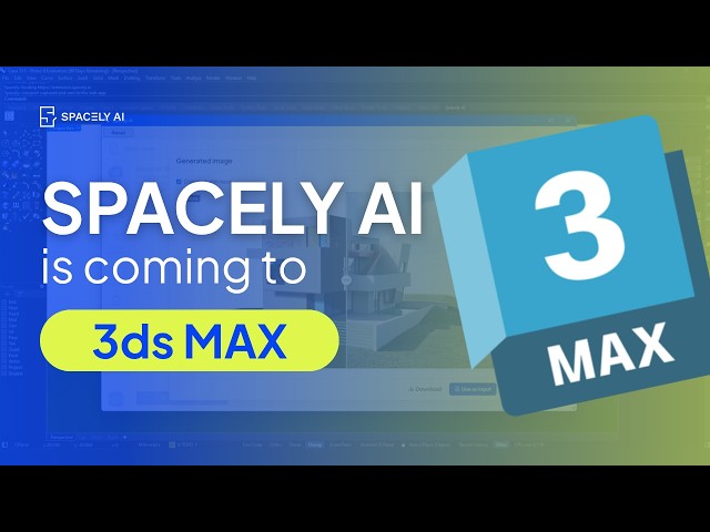 Spacely AI is Coming to 3ds Max — AI Rendering Plugin