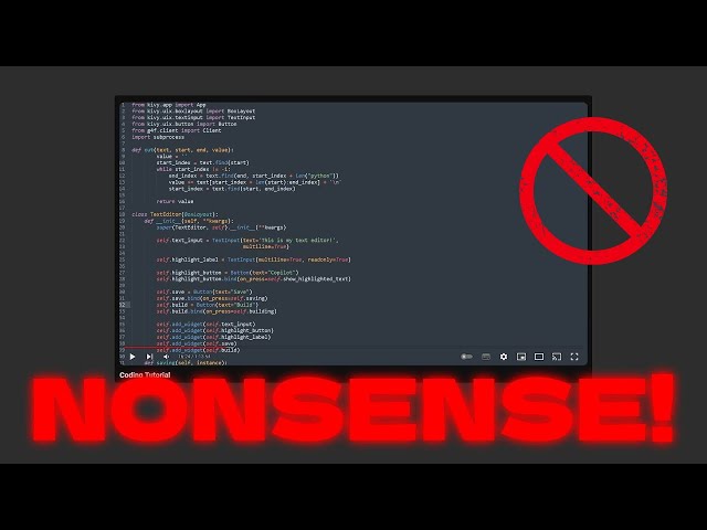 Please STOP Watching Programming TUTORIALS!