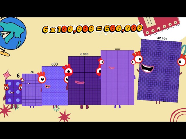 HUGE NUMBER MULTIPLICATION WITH NUMBERBLOCKS | LEARN TO MULTIPLY BIG NUMBERS | @ColorArt_id