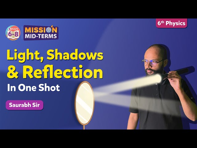 Light, Shadows and Reflection Class 6 Science One shot | BYJU'S - Class 6