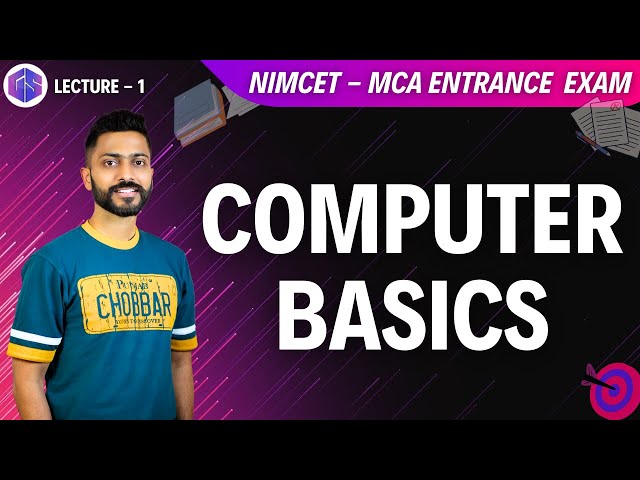 Computer Basics for NIMCET EXAM | MCA Entrance Test