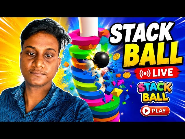 stack ball 🔴 | Day- 04| 100 Day Challenge | Road To 10k Subs 🚀 #stackball #livegaming