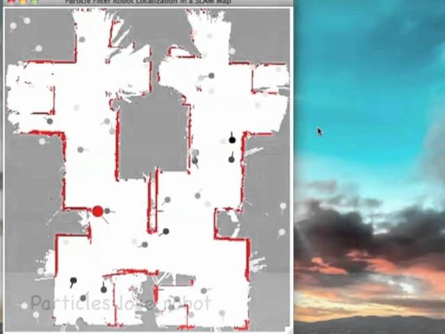 Particle Filter Localization using Python and OpenCV